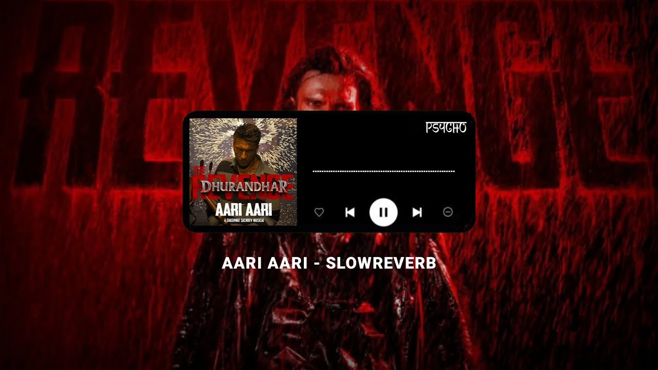 Aari Aari - Slowed + Reverb | DHURANDHAR - THE REVENGE