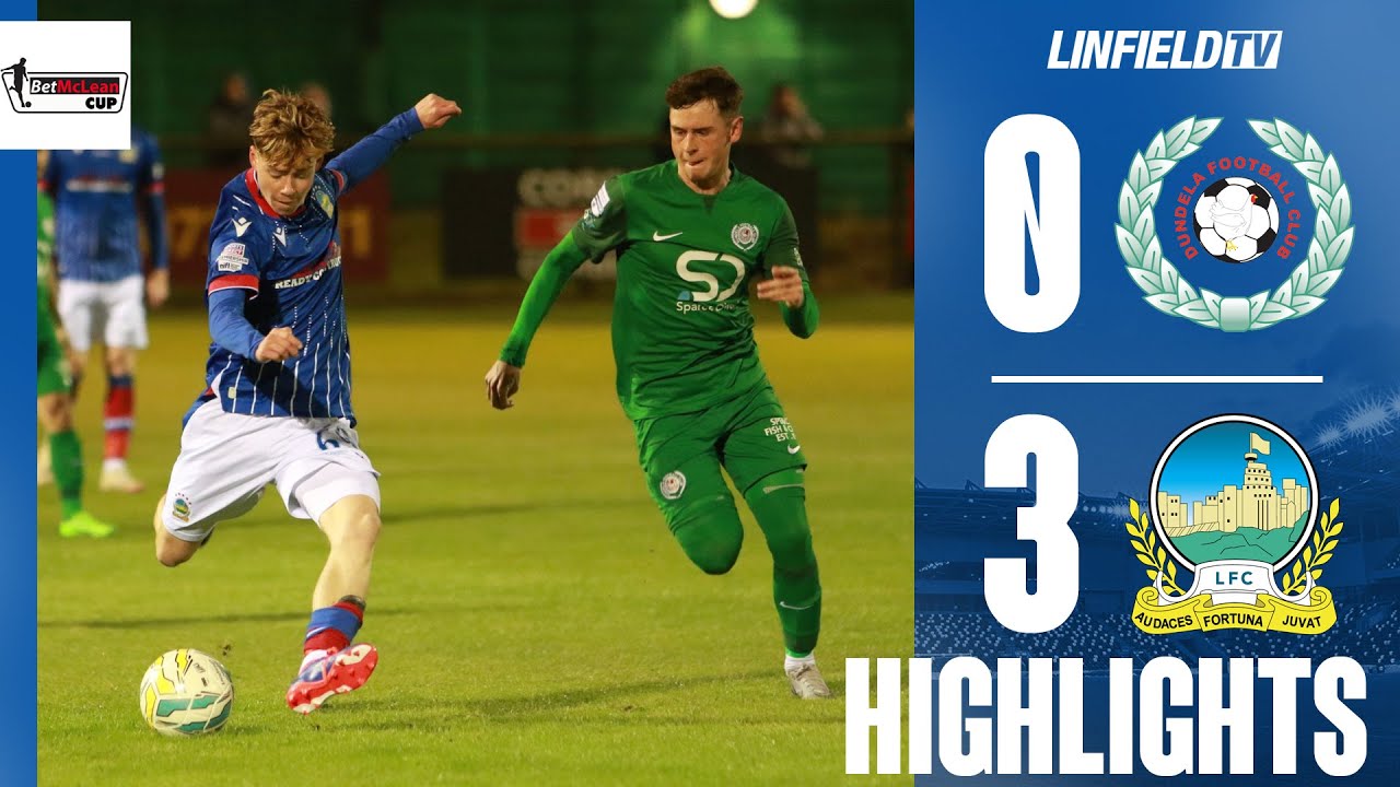 MATCH ACTION | NIFL BetMcLean Cup | Dundela v Linfield 1/10/24