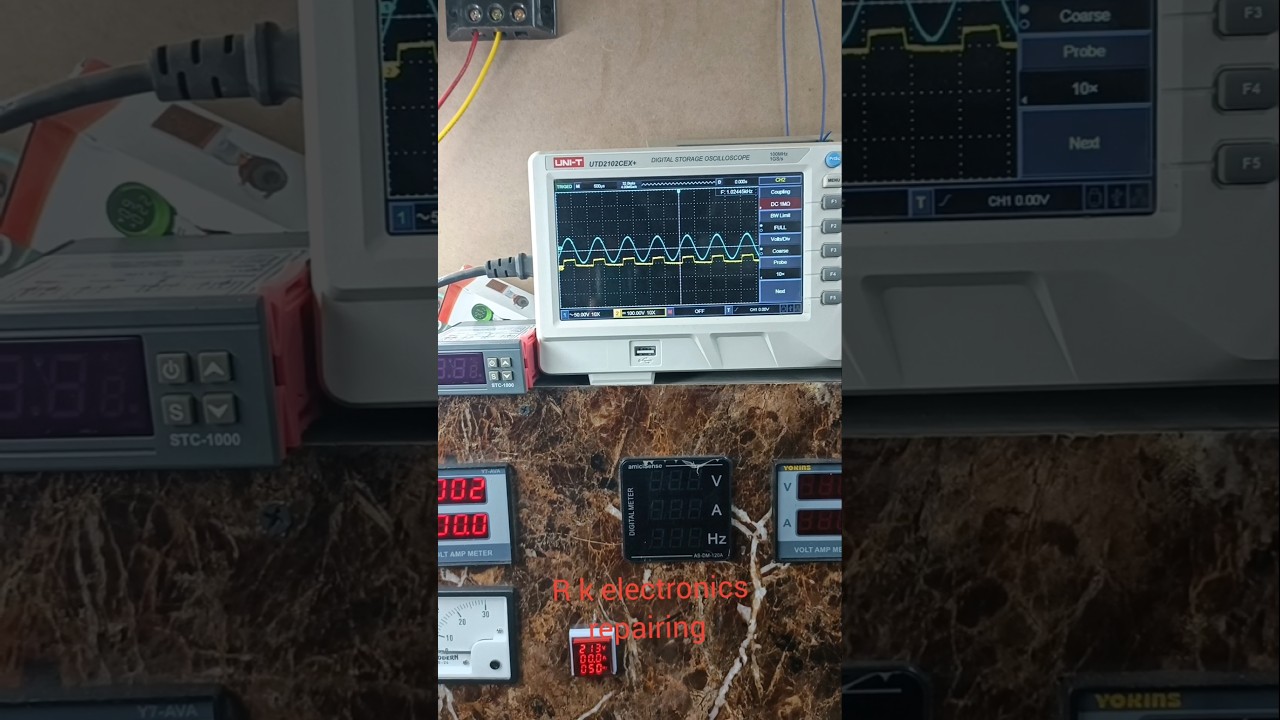 CA 12 AMPLIFIER #repairing DC signal aur AC signal DSO  TESTING SIGNAL AUR Limiter