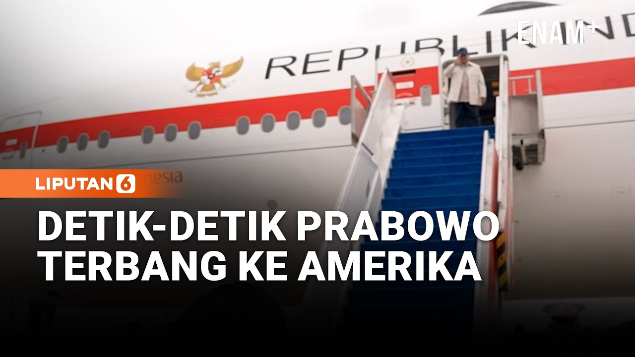Momen Presiden Prabowo Terbang ke Amerika Serikat Bertemu Donald Trump | Liputan6