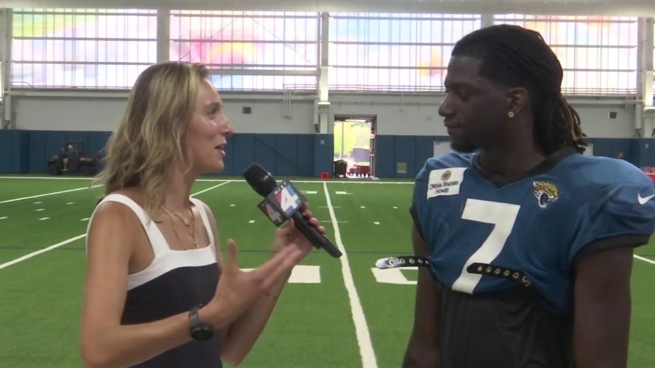 Full interview: Brian Thomas Jr. on 1st NFL catch, practice with the Bucs
