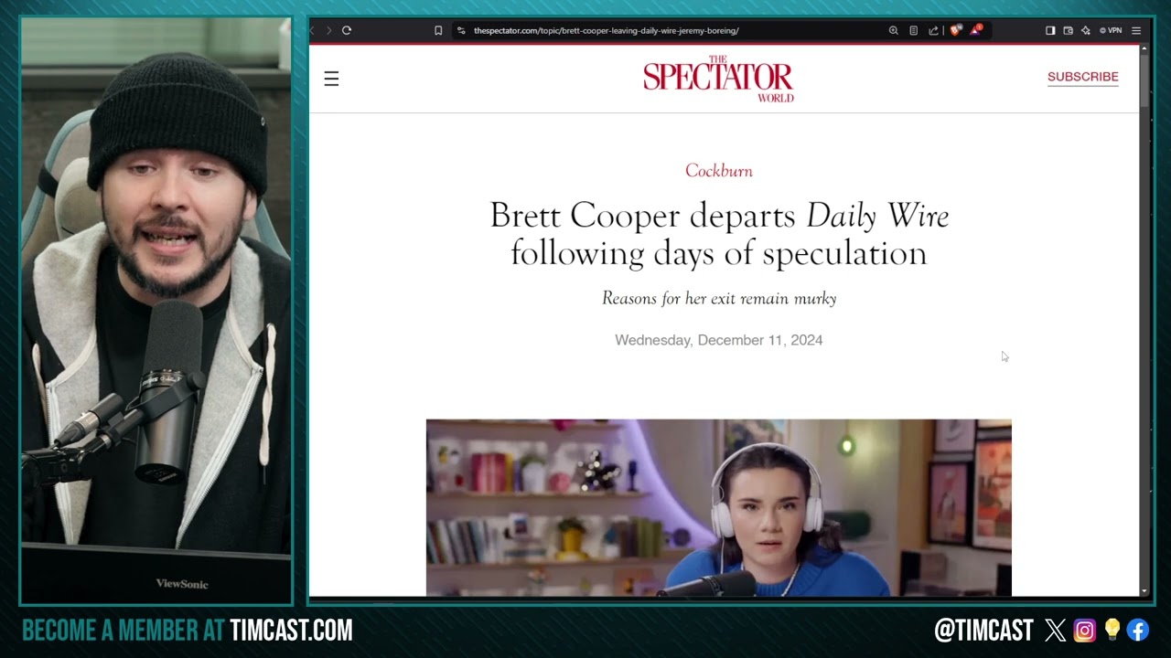 Brett Cooper IS OUT At Daily Wire, Rumors Fly About FIRING And DW GOING BANKRUPT, Likely ALL FAKE