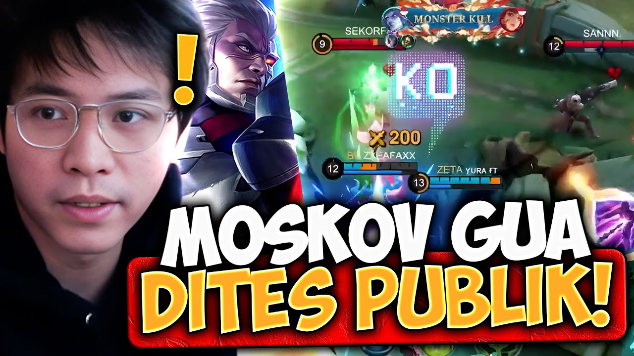 DITES GINI MOSKOV GW JEK, PENASARAN SAMA KEKUATAN MOSKOVGOD KAH INI PUBLIK !? - Mobile Legends