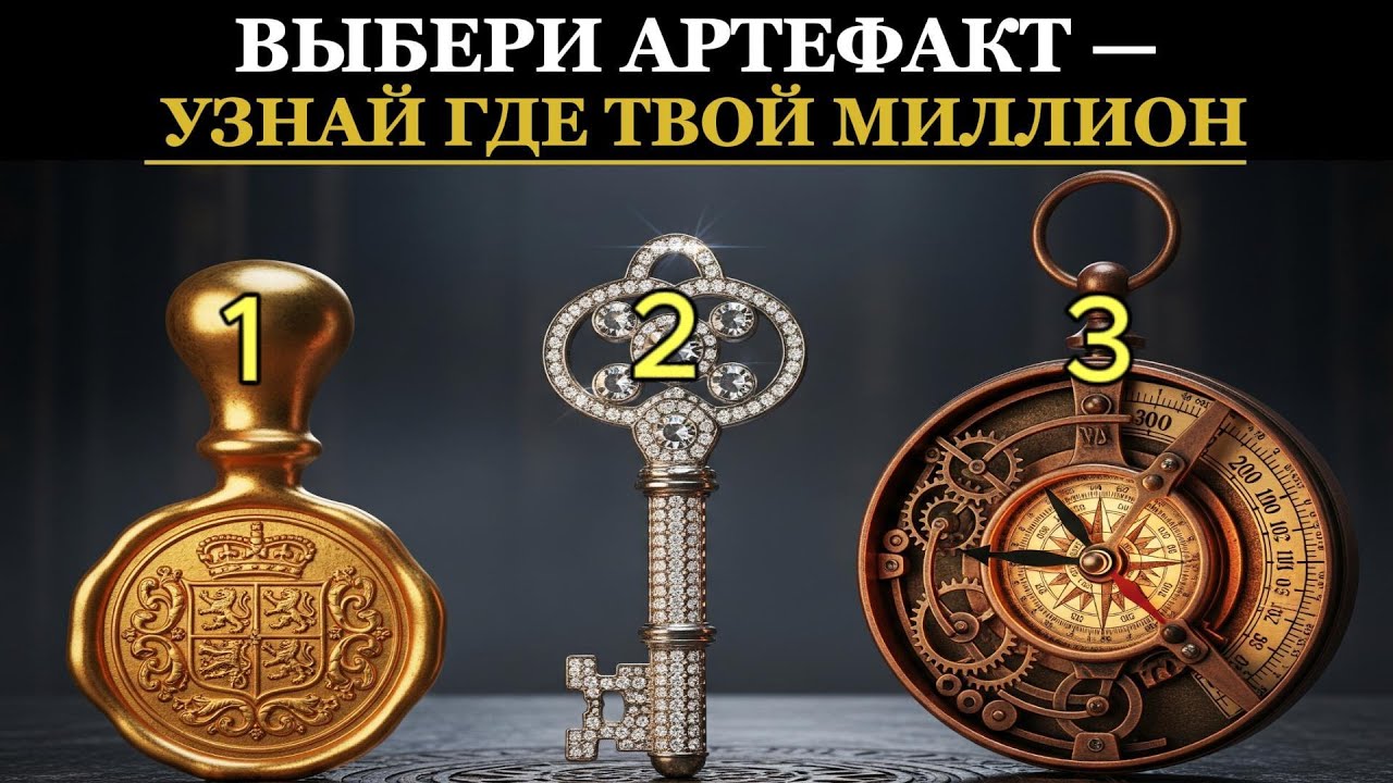 ГДЕ ТВОИ ДЕНЬГИ? Выбери артефакт и узнай свою стратегию на 2026 год.