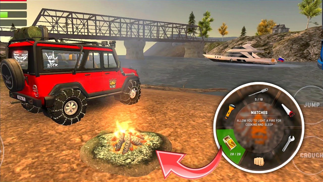How To Light The Fire And Chill | Russian Car Driver UAZ HUNTER Android Gameplay HD