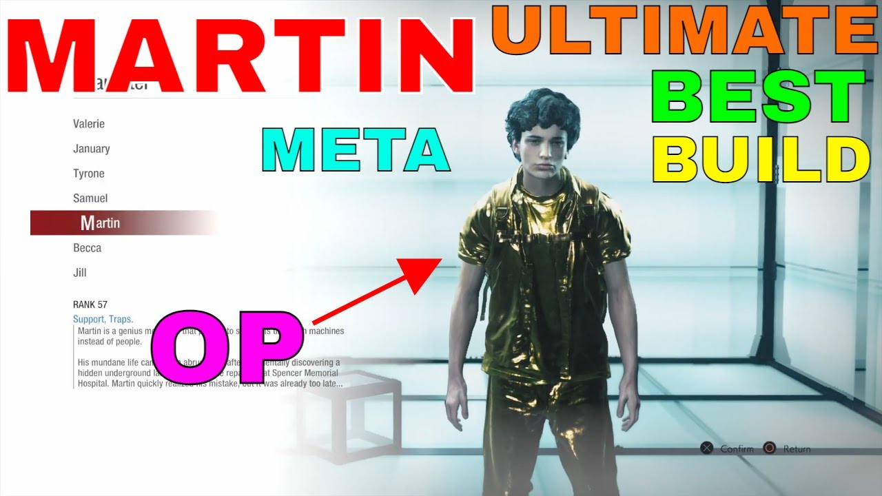 RE Resistance: MARTIN ULTIMATE BEST META BUILD (Survivor Gameplay February 2021)