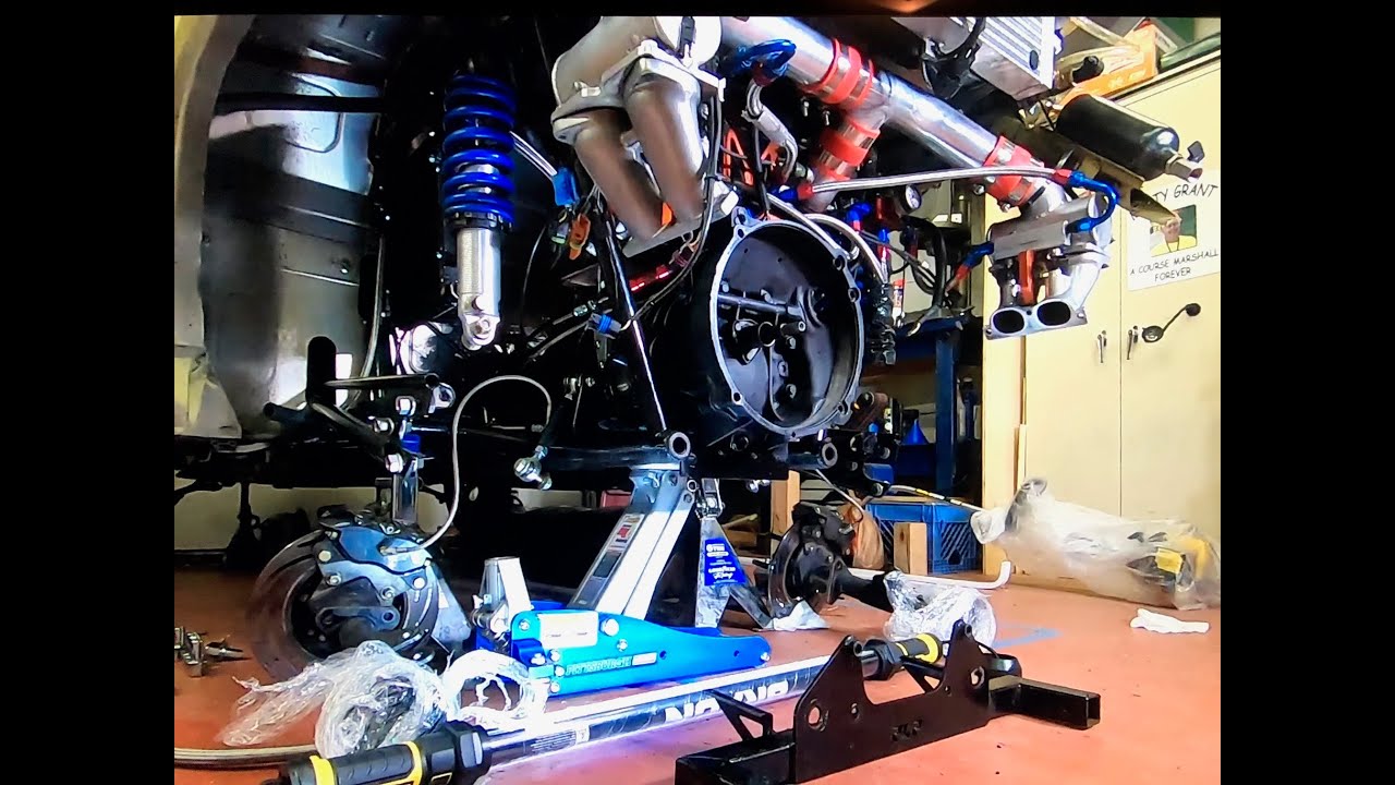 VW 091 bus transaxle, change diff to spool, in car. part 3 finish assemble