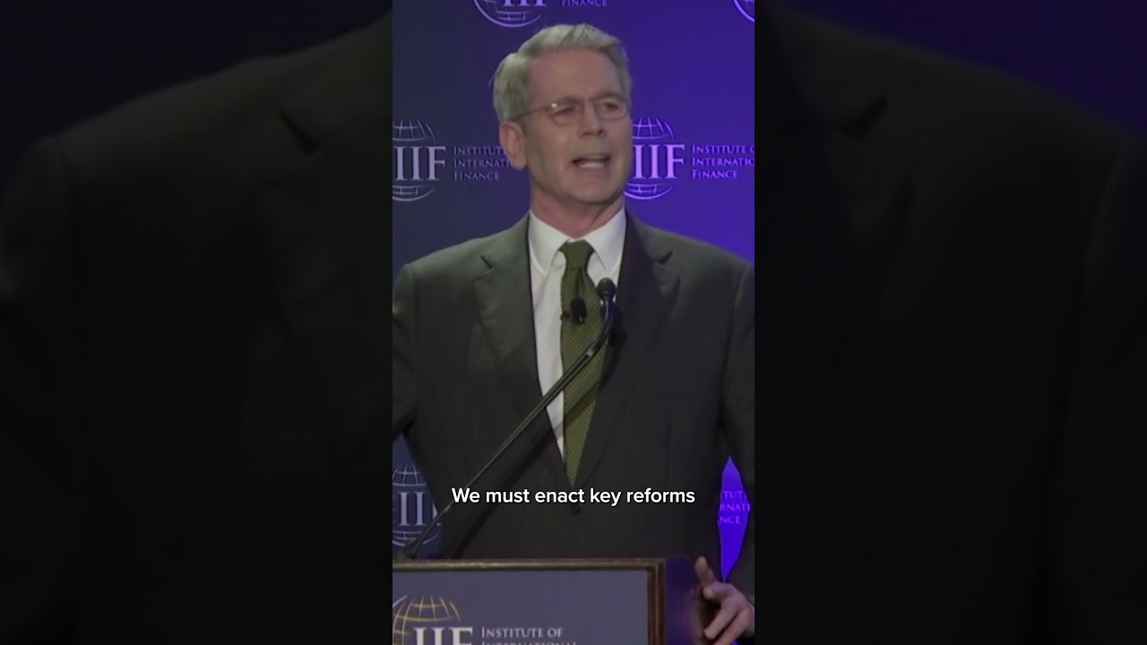 Treasury Sec. Bessent says he wants to restore 'equilibrium' to world financial system