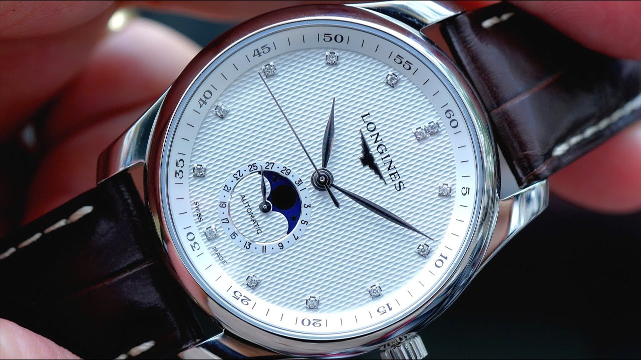 [Đẹp] Longines Master Collection Diamond Moonphase 40mm L2.909.4.77.3 | Hotline 0982298881