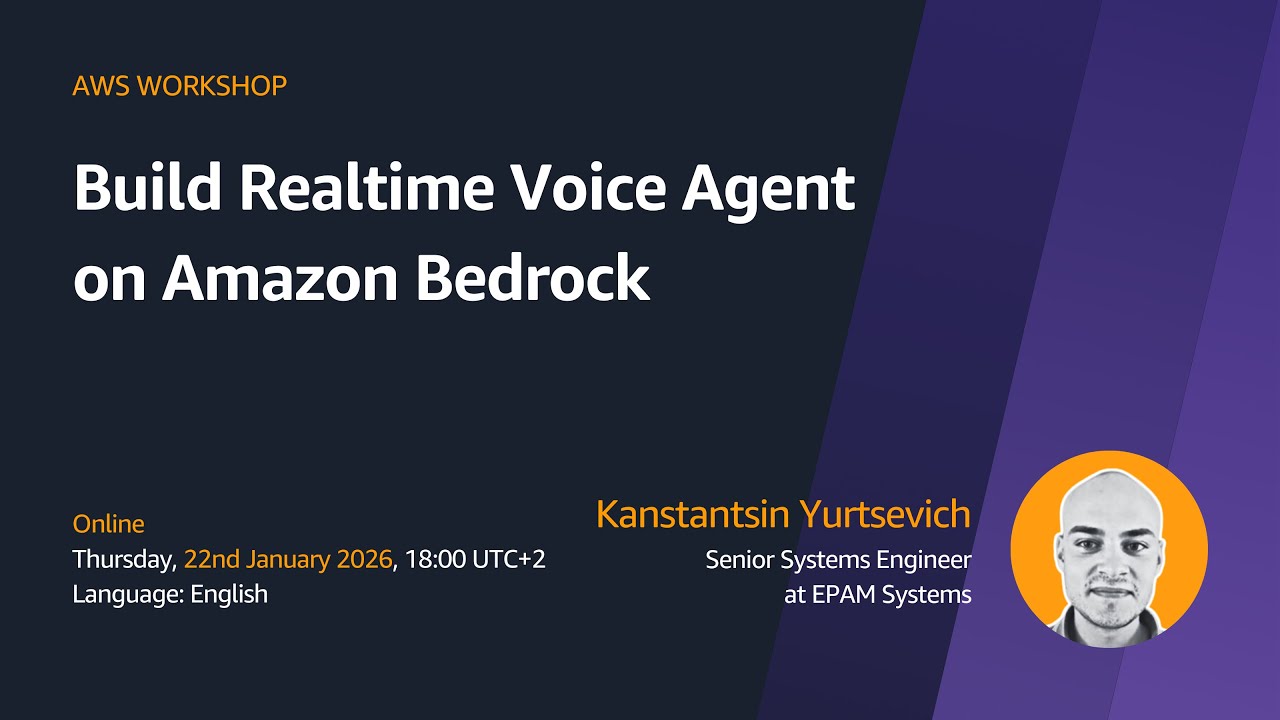 AWS Workshop: Build Realtime Voice Agent on Amazon Bedrock