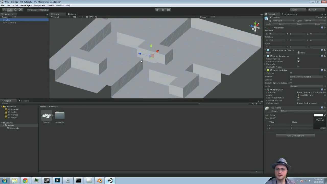 Unity 3d: Simple First-Person Shooter Tutorial - Part 1