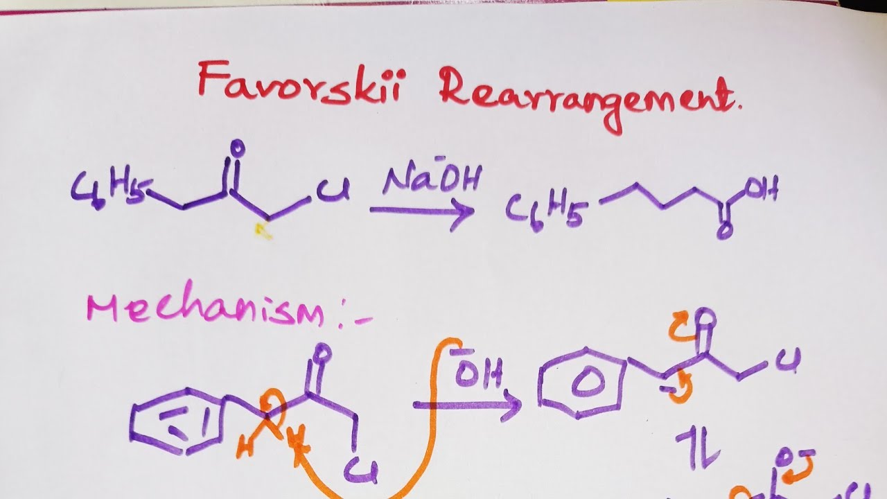 favorskii rearrangement reaction in Tamil.