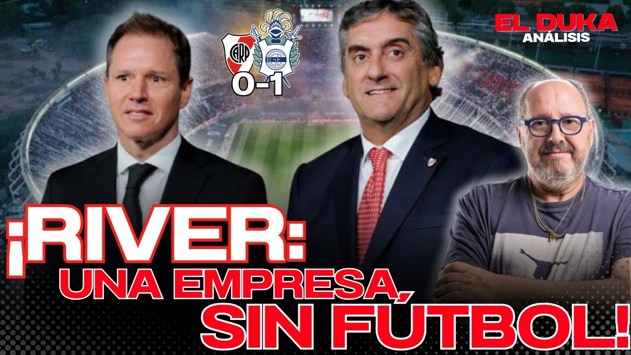 ¡RIVER UNA EMPRESA SIN FÚTBOL! - River vs Gimnasia de LP (0-1) - ELDUKA