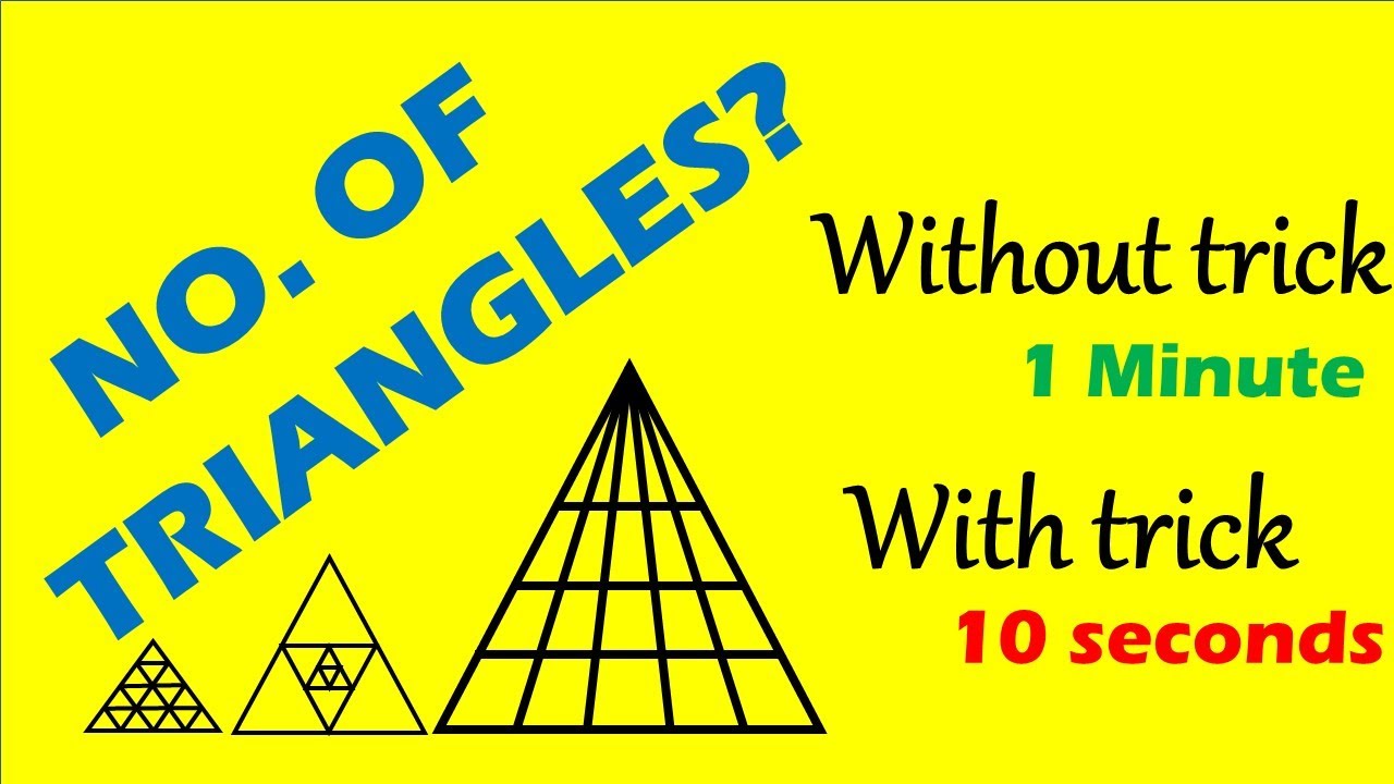 Tricks to count number of triangles within 10 second | Tips & trick | NATA | JEE Mains paper 2| 2023
