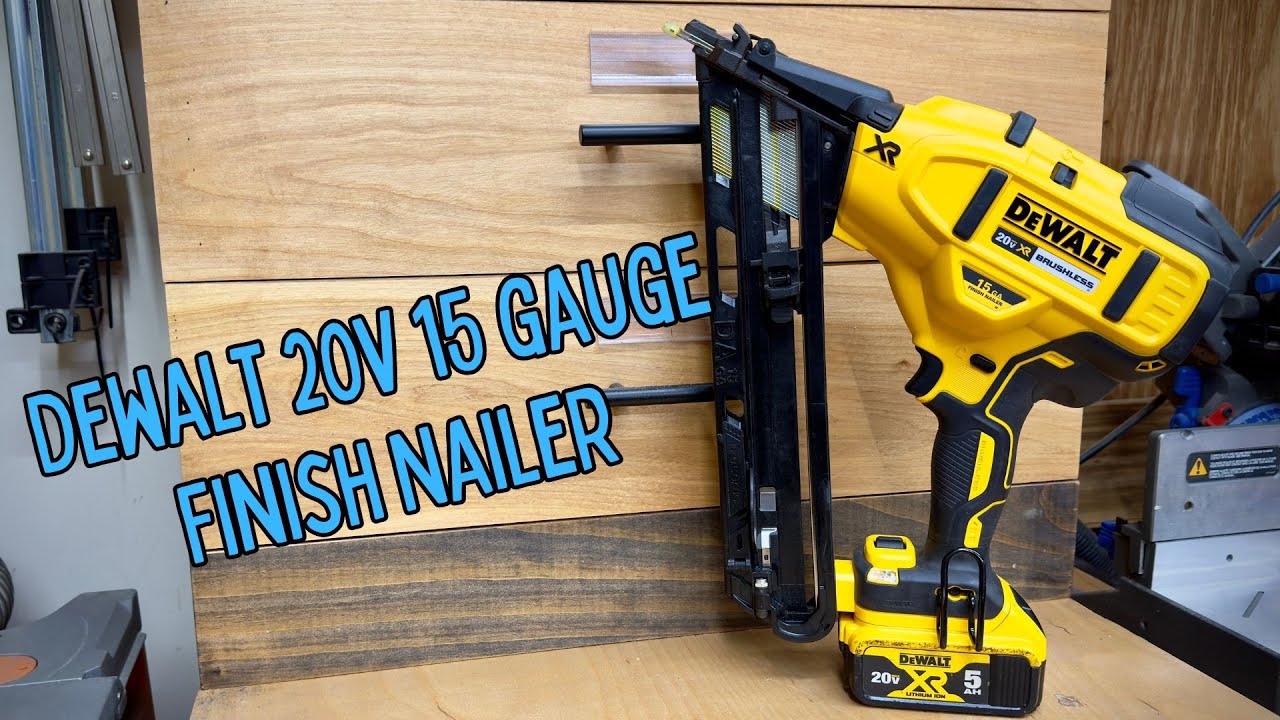 Обзор углового гвоздезабивного пистолета DEWALT 20V MAX 15 Gauge (DCN650B) | Избавьтесь от компре...