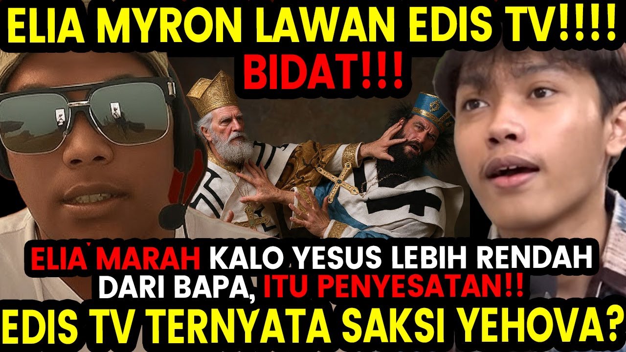 DEBAT PANAS JARANG-JARANG, ELIA MYRON VS EDIS TV: SIAPA YANG SESAT?