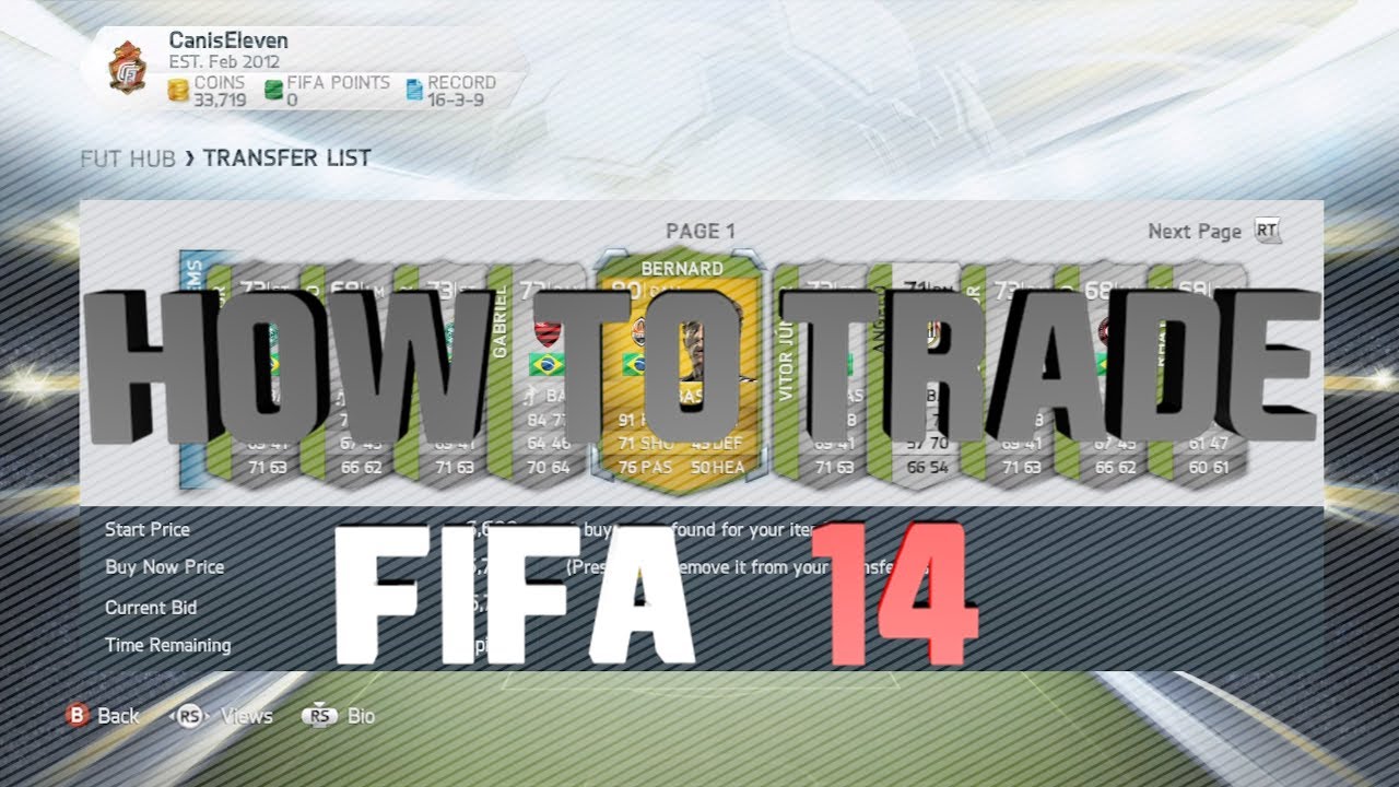 FIFA 14 Ultimate Team - How to Trade - 3 Trading Tips and Methods from 20k to 40-50k - Episode 1