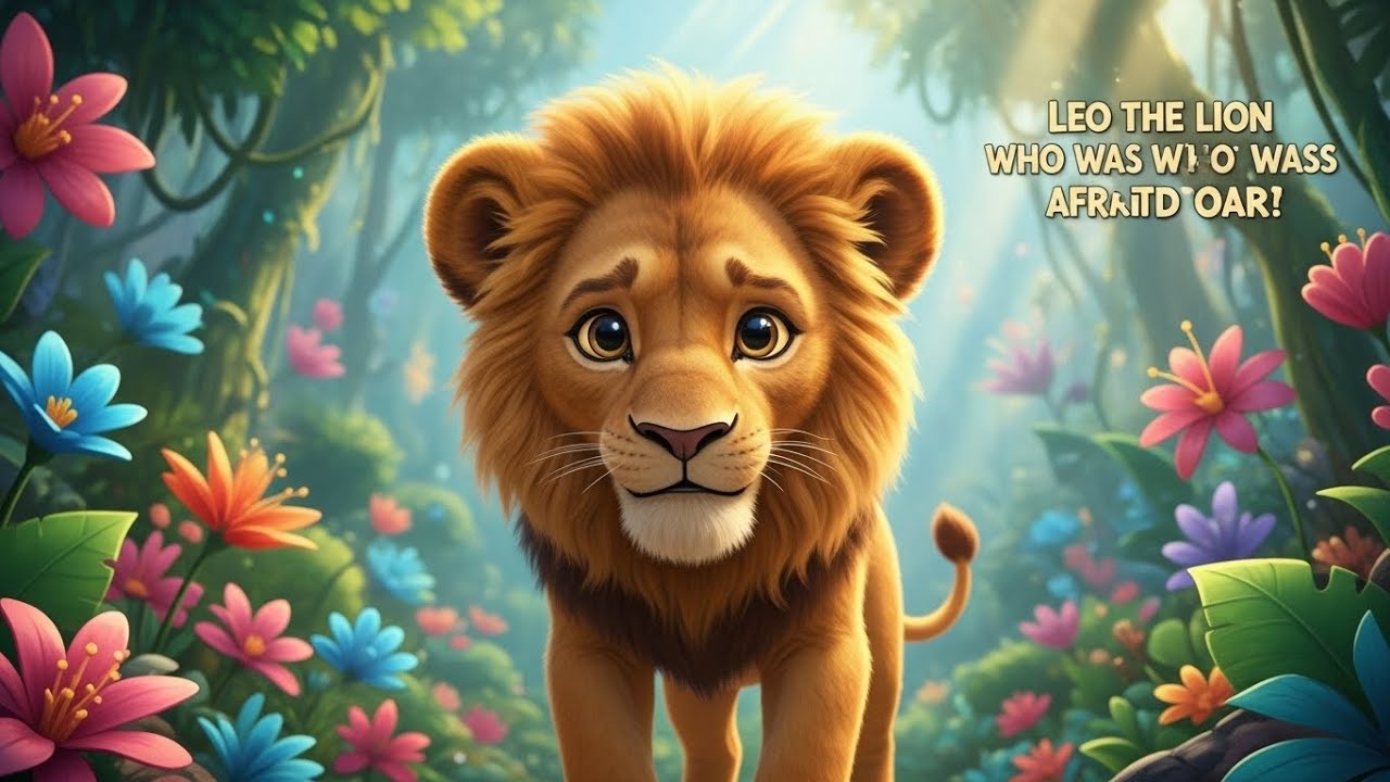 Лев Лео, который боялся рычать 🦁 | Детская история о животных | Поучительная история для детей