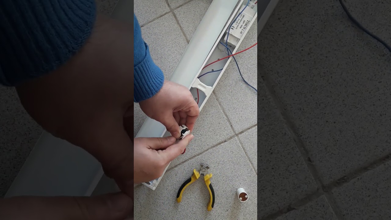C&oacute;mo pasar de tubo fluorescente a tubo led