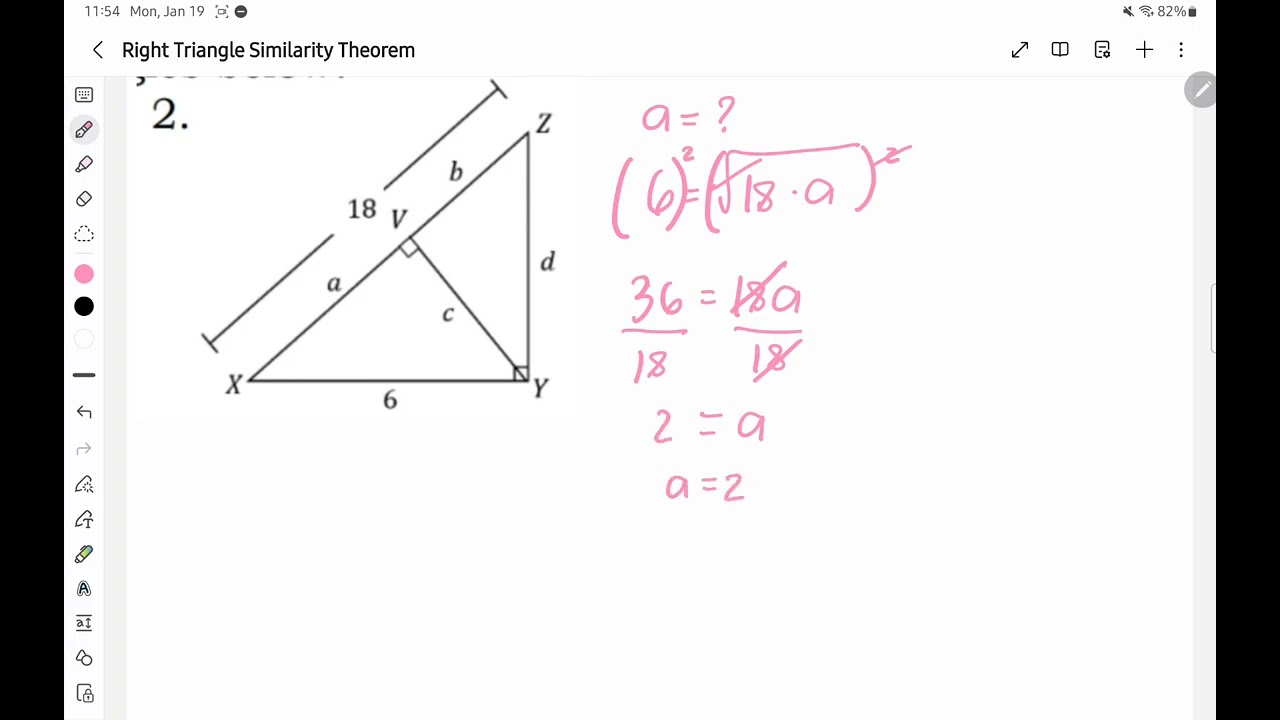 Right Triangle Similarity Theorem (3)