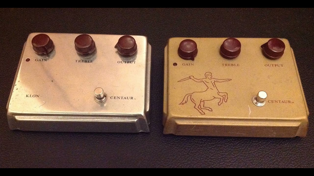 gold Klon Centaur vs silver Klon Centaur