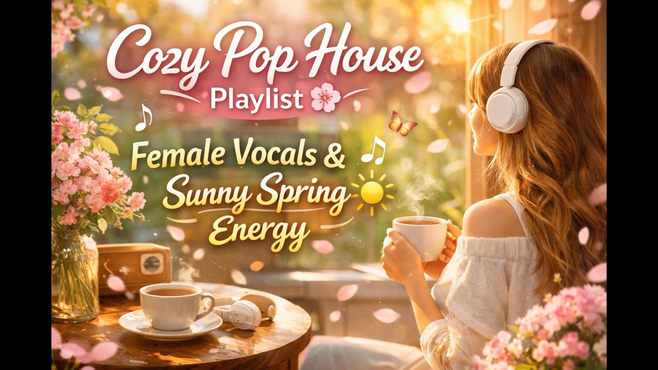 Cozy Pop House Playlist 🌸 Female Vocals & Sunny Spring Energy