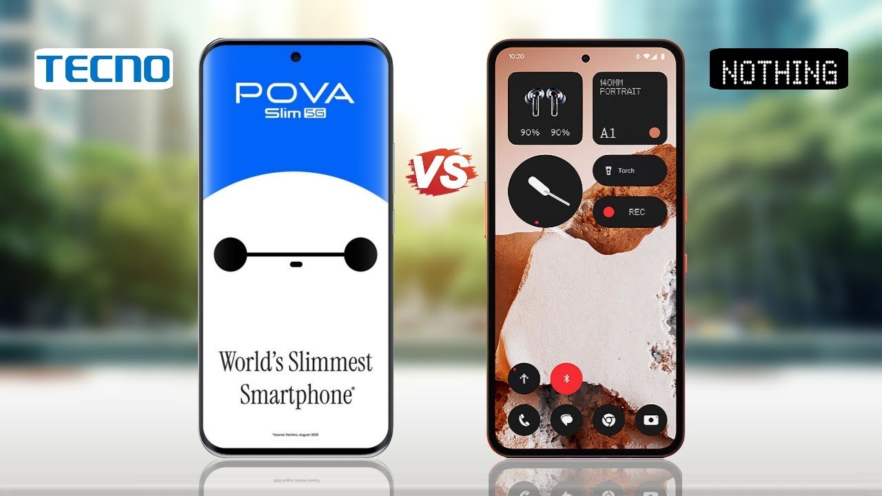 Tecno  Pova Slim 5g vs CMF Phone 2 Pro || Full Comparison 