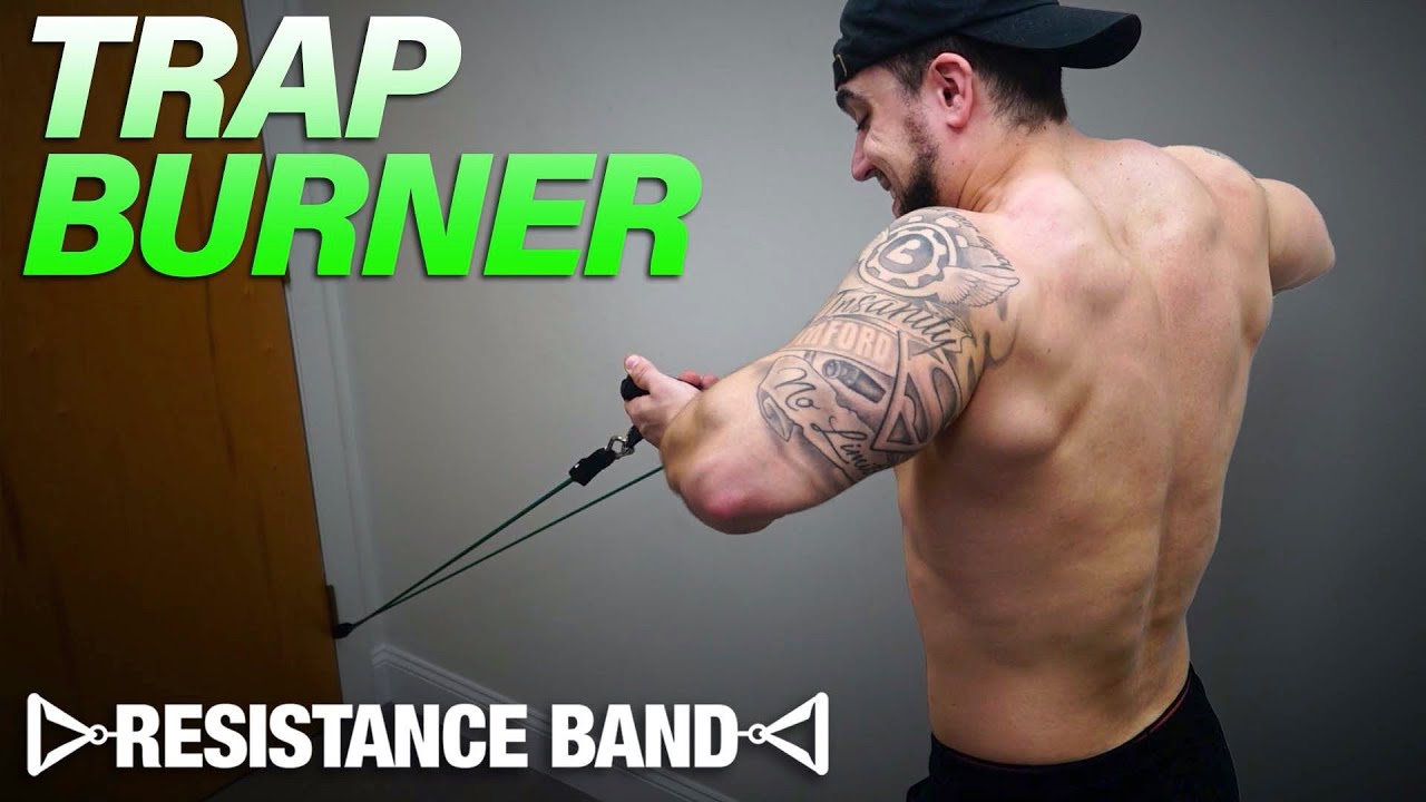 Resistance Band Trap Workout At Home to Get Ripped!