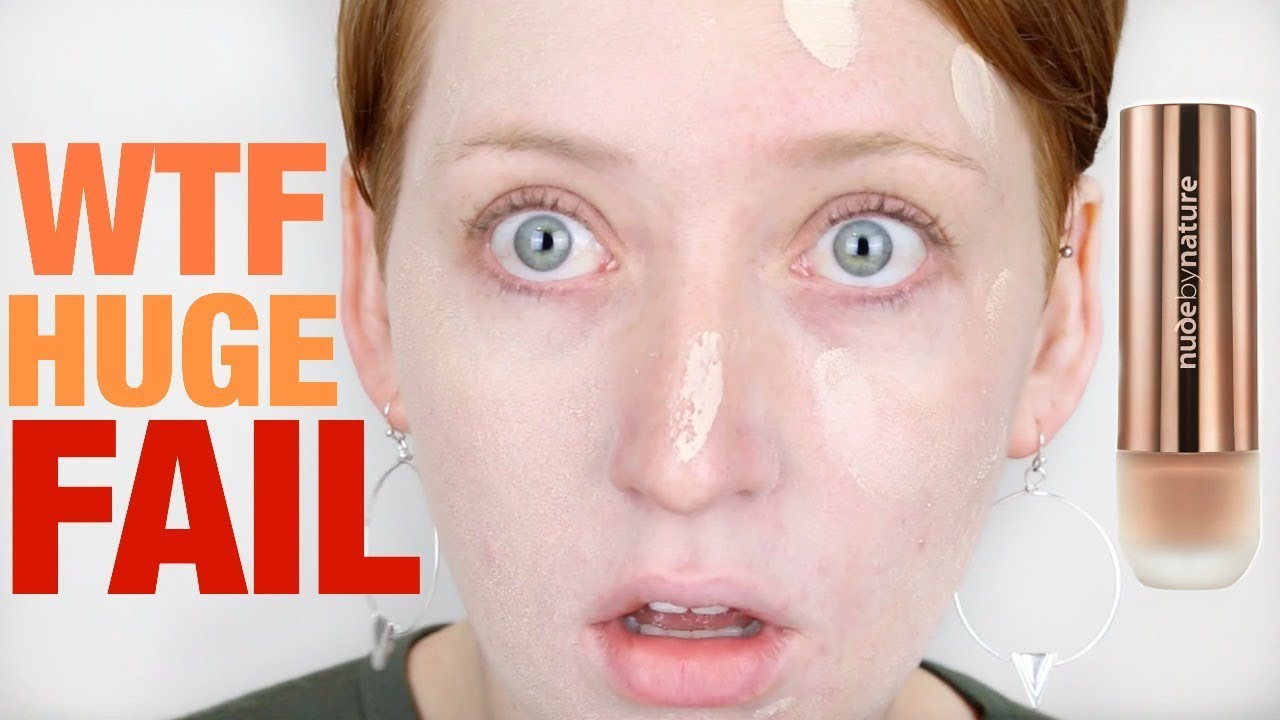 Nude By Nature Flawless Liquid Foundation First Impressions | MASSIVE FAIL