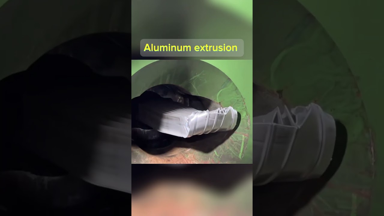 Aluminum extrusion is like this.#factory #AluminumAlloy #AluminumCustomization #aluminiumextrusion