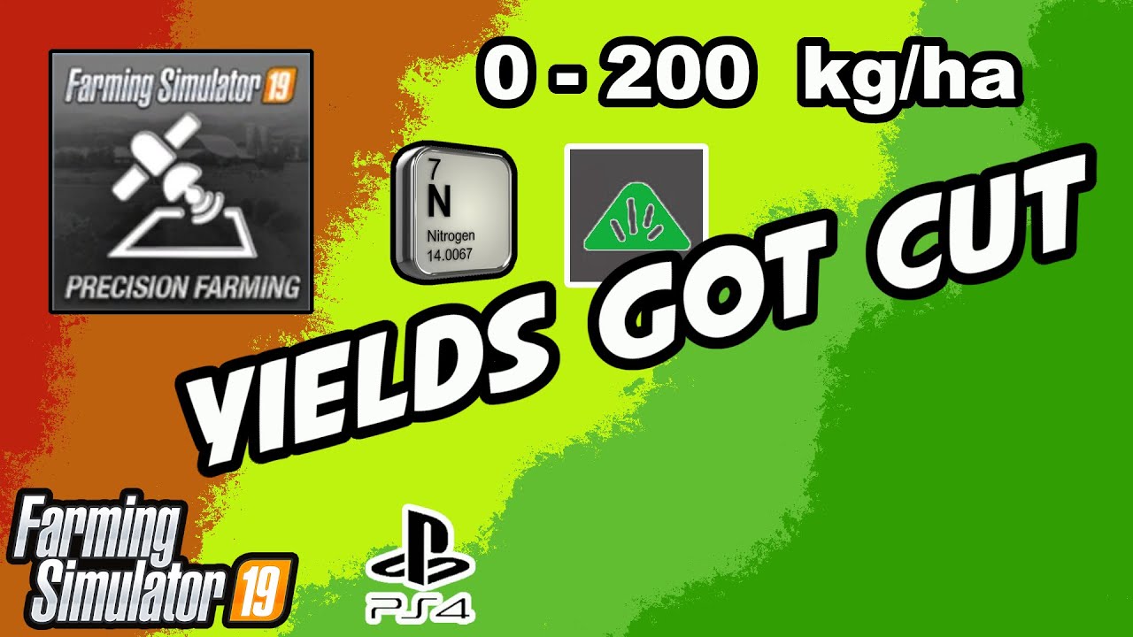 Nitrogen Effects On Grass | Precision Farming On Console | Farming Simulator 19