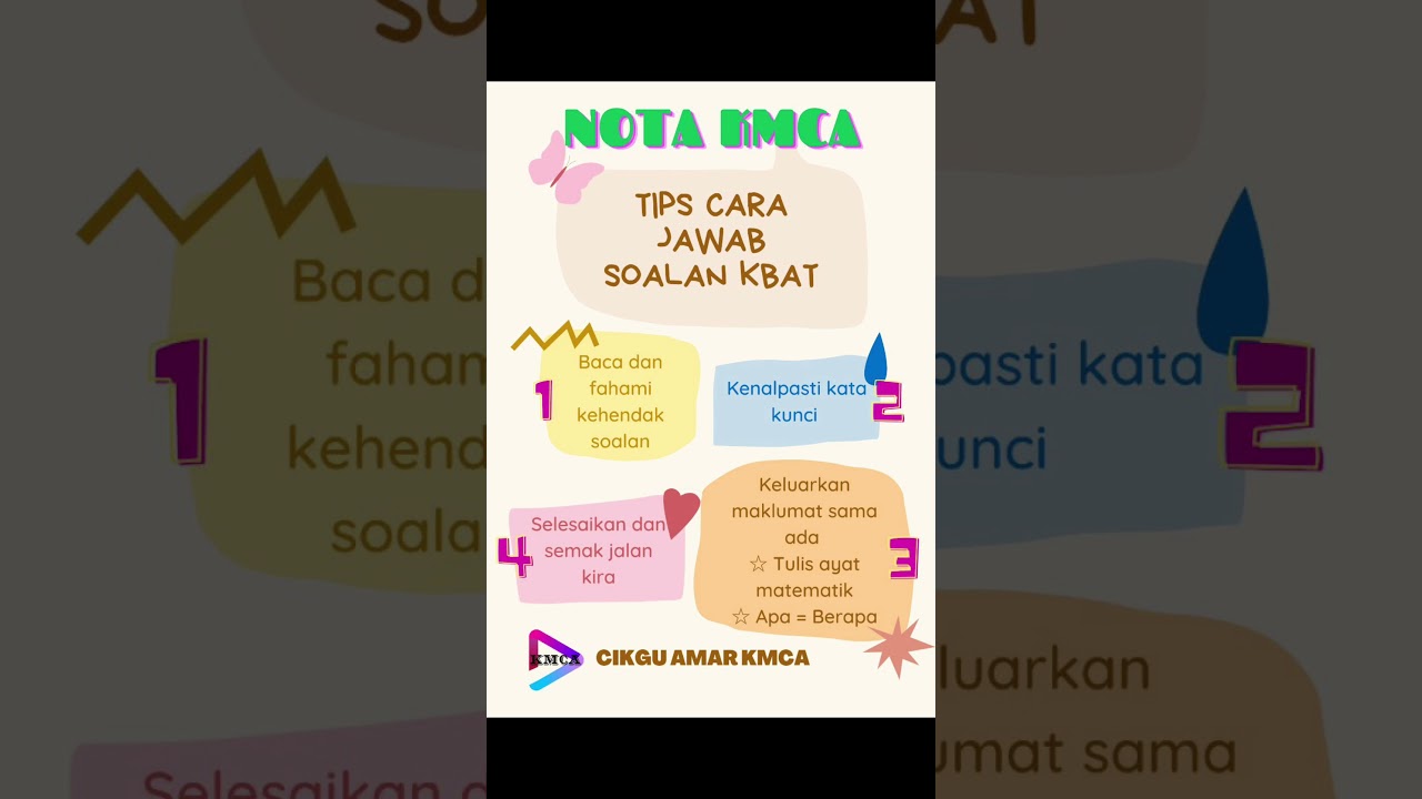Tips Cara Jawab Soalan KBAT