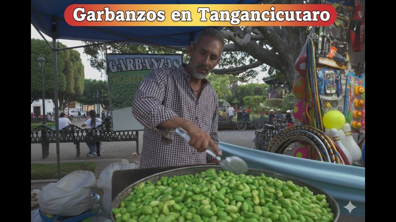 2025 Tangancicuaro, Michoacan:  Vamos por unos garbanzos a la plaza.