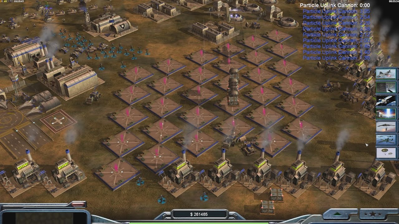 USA Laser - Command & Conquer Generals Zero Hour - Сложный игровой процесс 1 против 7