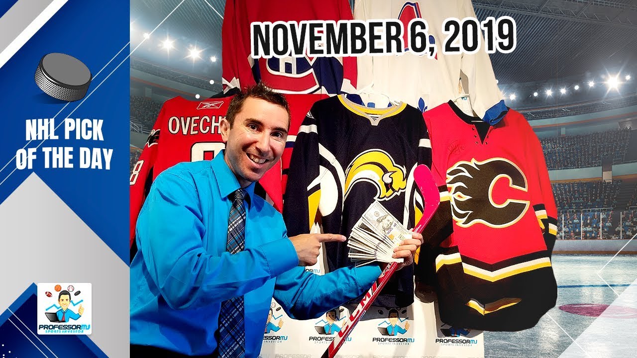2 NHL Picks for Wednesday November 6 (by stats professor!)