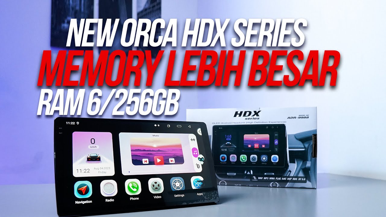 REVIEW HEAUNIT ANDROID ORCA TERBARU - ORCA HDX SERIES