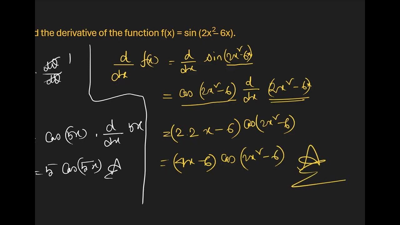 Differentiation of Sin 2x 3