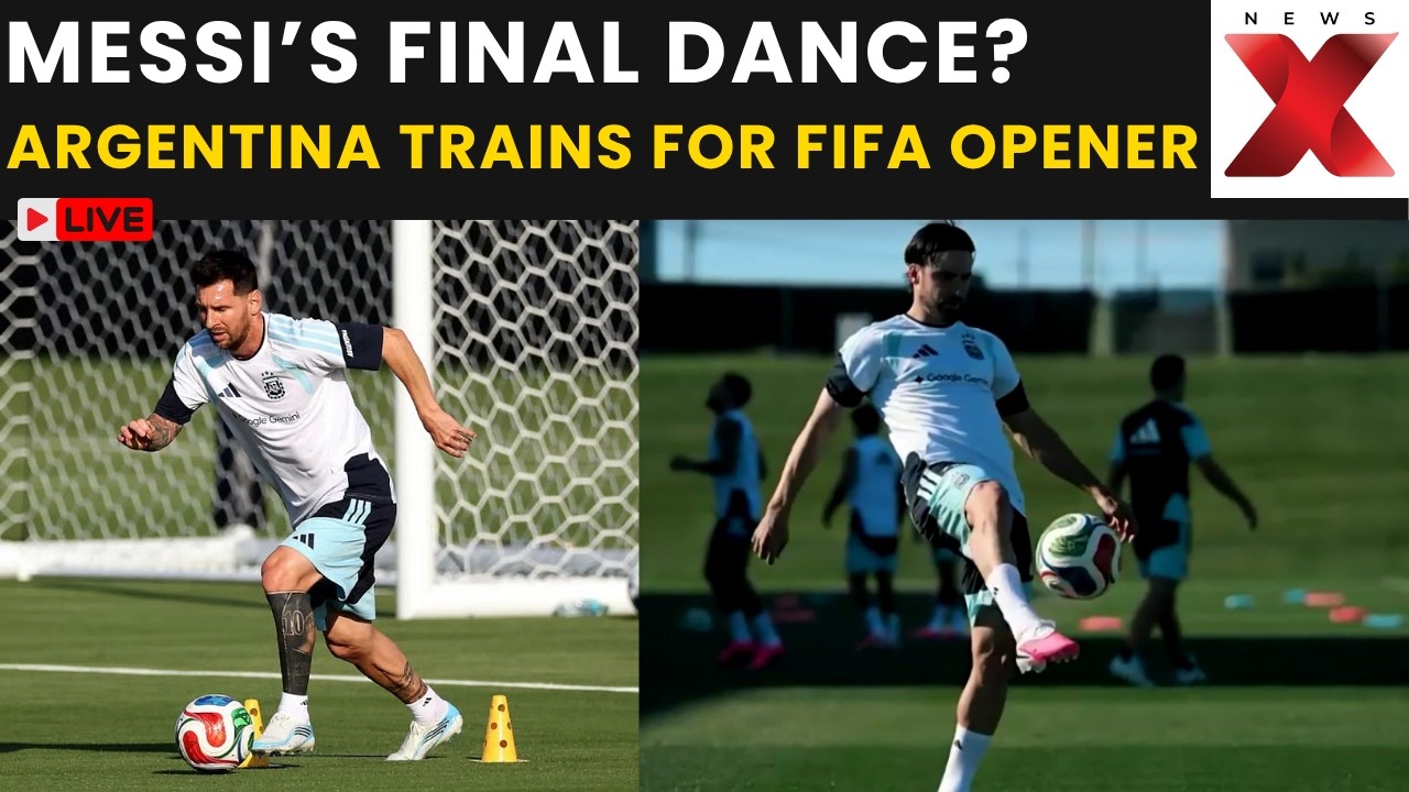 Messi Training For FIFA 2026 LIVE: Argentina Squad Prepares For World Cup Opener vs Algeria | NewsX