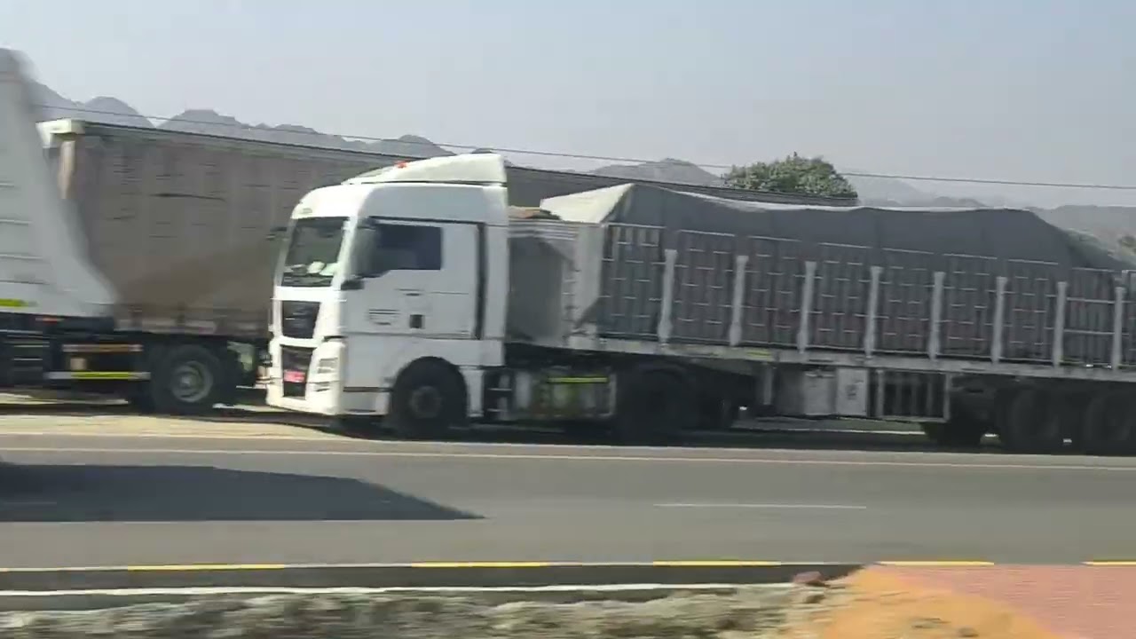 Entering UAE border 