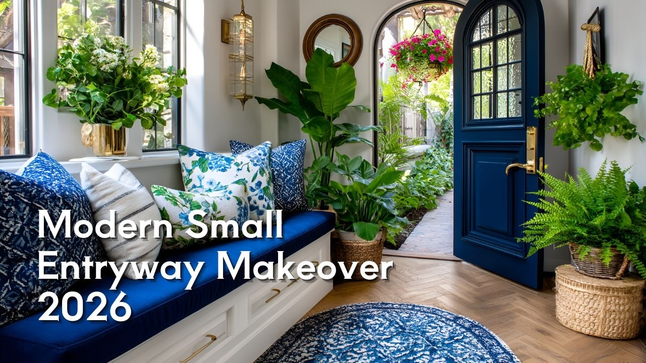 Modern Small Entryway Makeover 2026 Clever | Apartment Entry Design Ideas