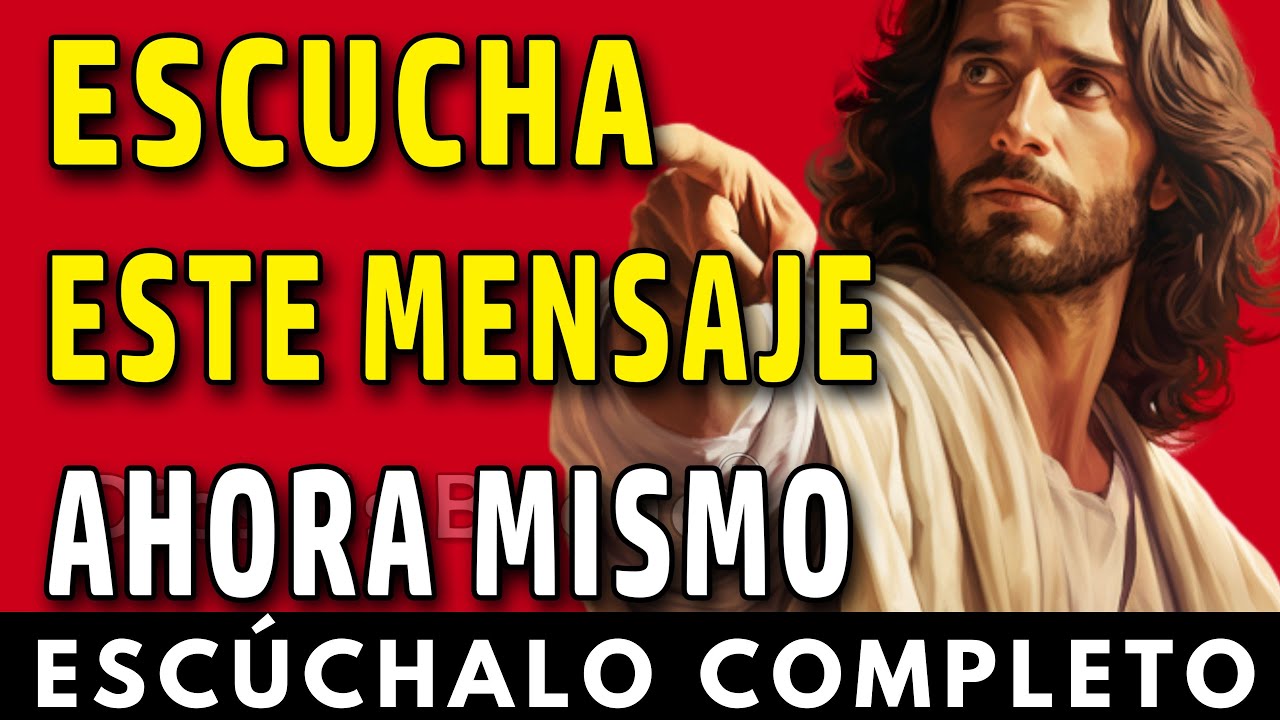 Dios te dice hoy, escúchalo completo, te mando un mensaje urgente que sale de mi corazón.