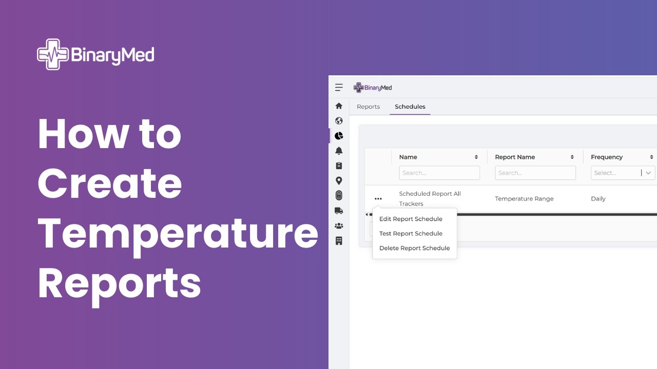 How to Generate Temperature Audit Reports in Binary Cloud | Step-by-Step Demo