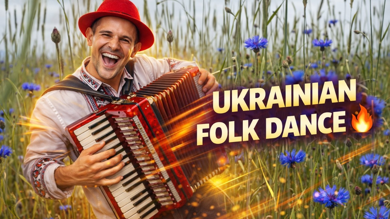 Запальна українська народна музика 🔥  Акордеон  Ukrainian Folk Dance
