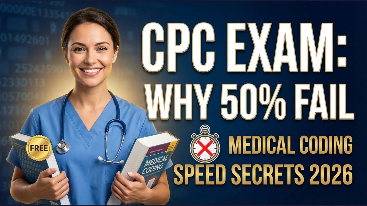 CPC Medical Coding Exam 2026: Open-Book Strategy (50% Fail Rate!) | FREE Study Guide