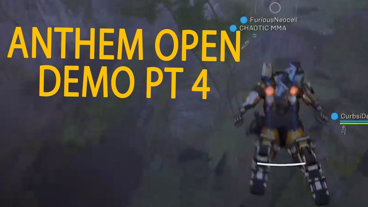 Playing Anthem Open Demo On Xbox One PT 4