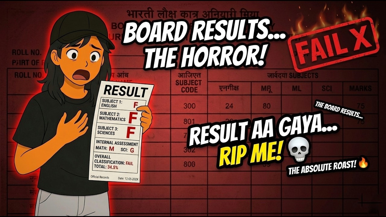 Board result 2026 Roast | Marks = Life? Biggest Lie Ever 😂