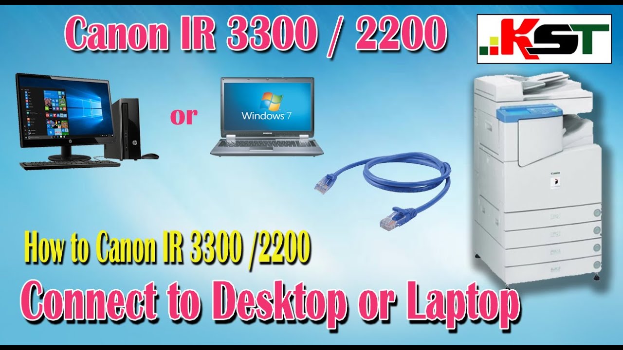 How to Canon 3300 Connect to PC or Laptop