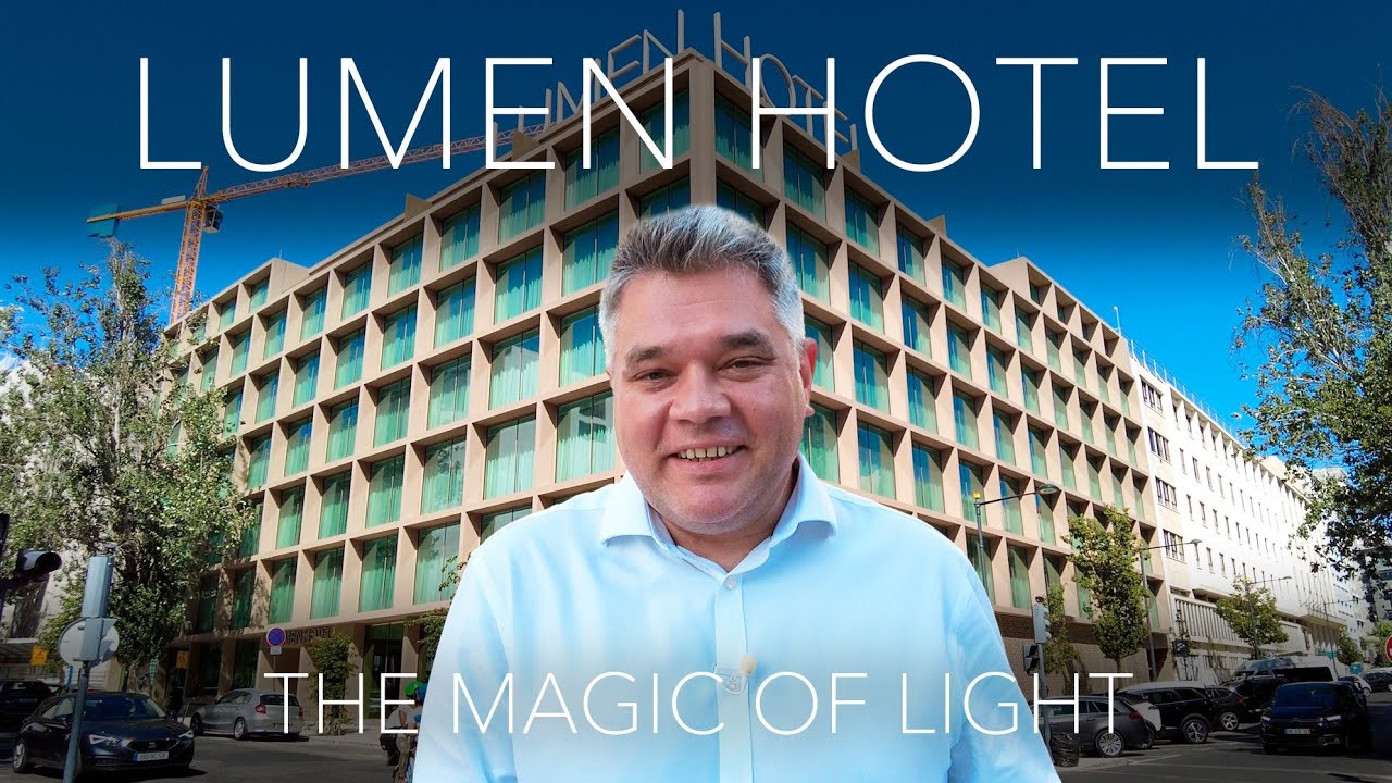 Modern design and architecture of the Lumen hotel in Lisbon. Room tour of the new hotel