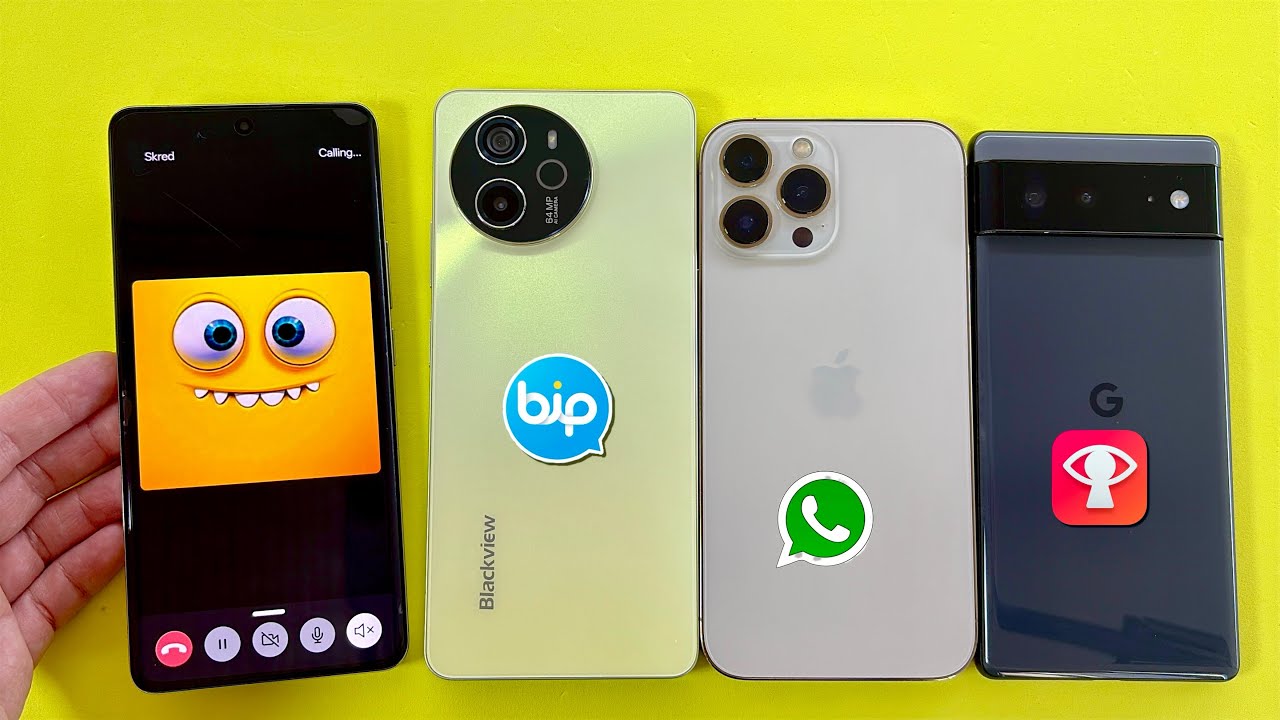 Social Media BIP+WhatsApp+Skred Incoming Outgoing Call Google Pixel, iPhone, Realme, Blackview 