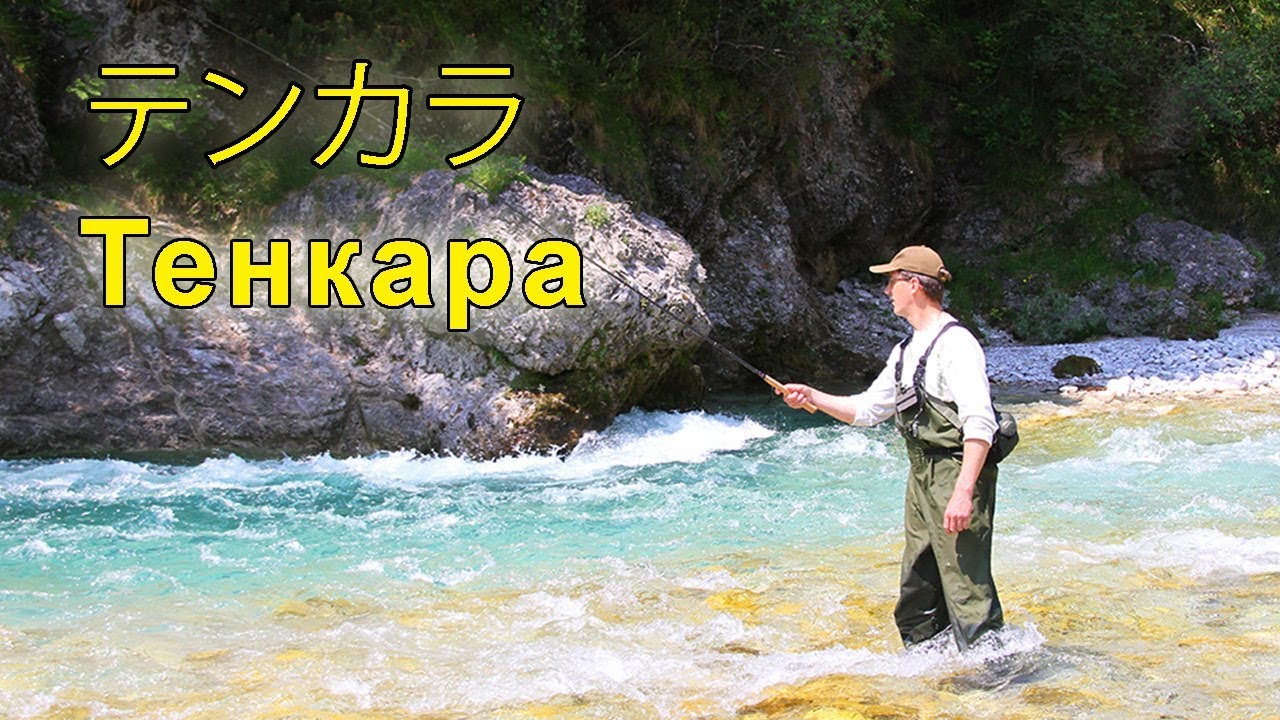 TENKARA - trout fishing in mountain stream / ТЕНКАРА - ловля форели на горной реке